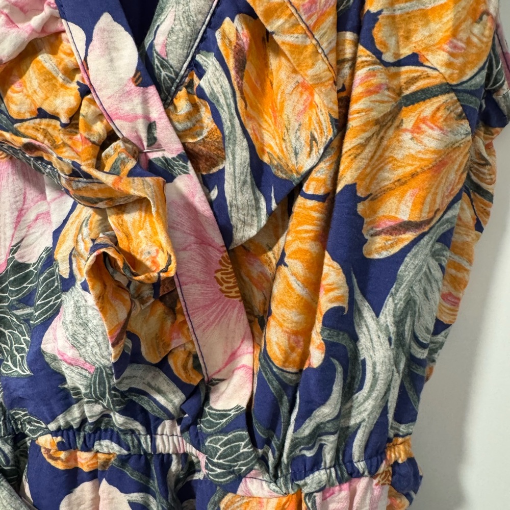 Anthropologie Floral Wrap Dress - Picture 8 of 13